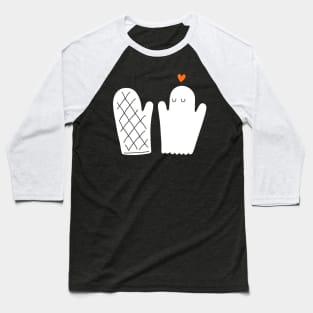 Oven Mitt & Ghost Baseball T-Shirt